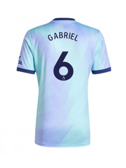 Arsenal Gabriel Magalhaes #6 Ausweichtrikot 2024-25 Kurzarm